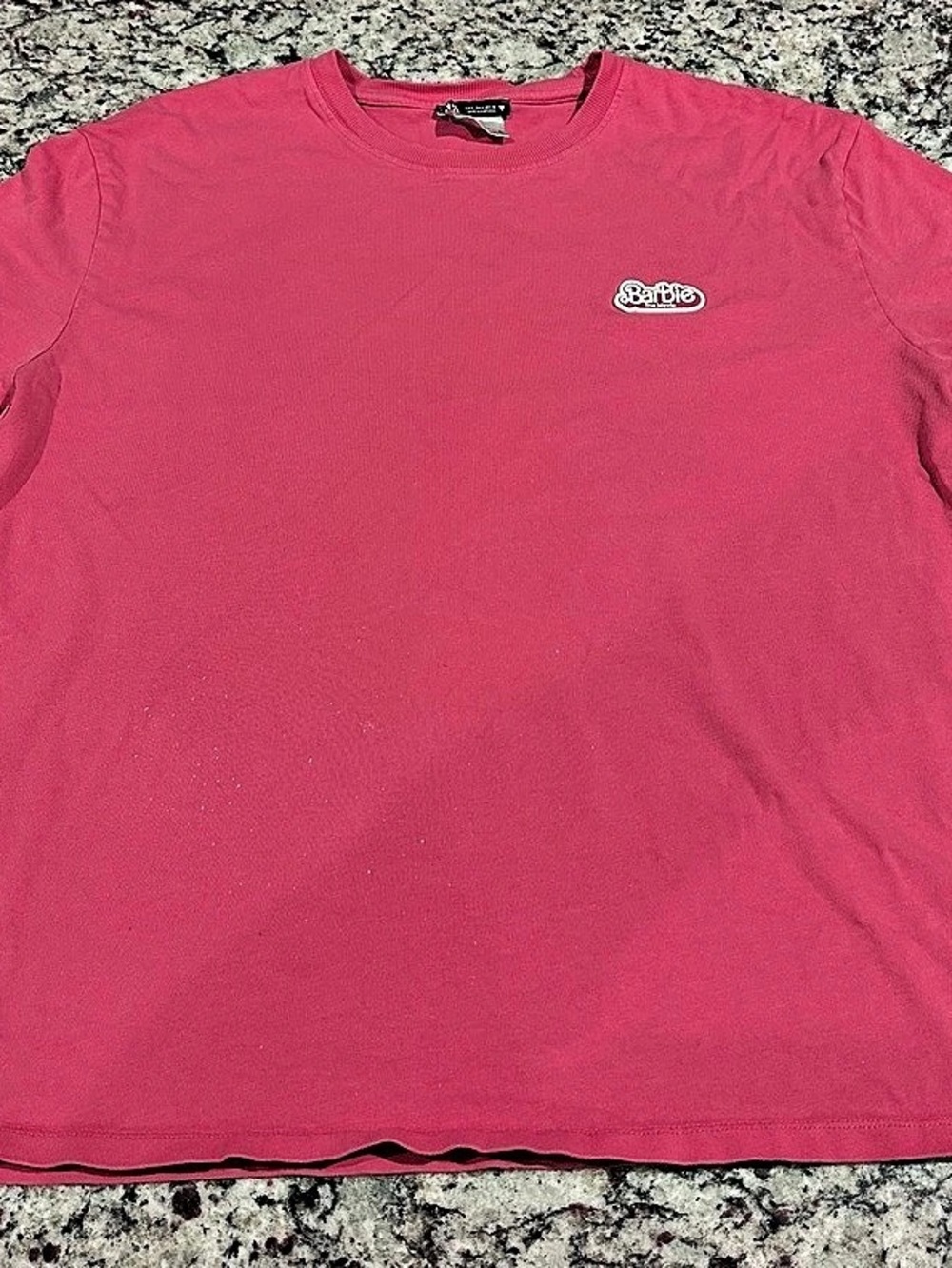Women’s Zara Barbie Limited Edition Tee in Pink Size Large